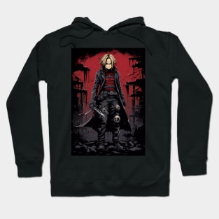 fullmetal alchemist brotherhood- edward elric action figure Hoodie